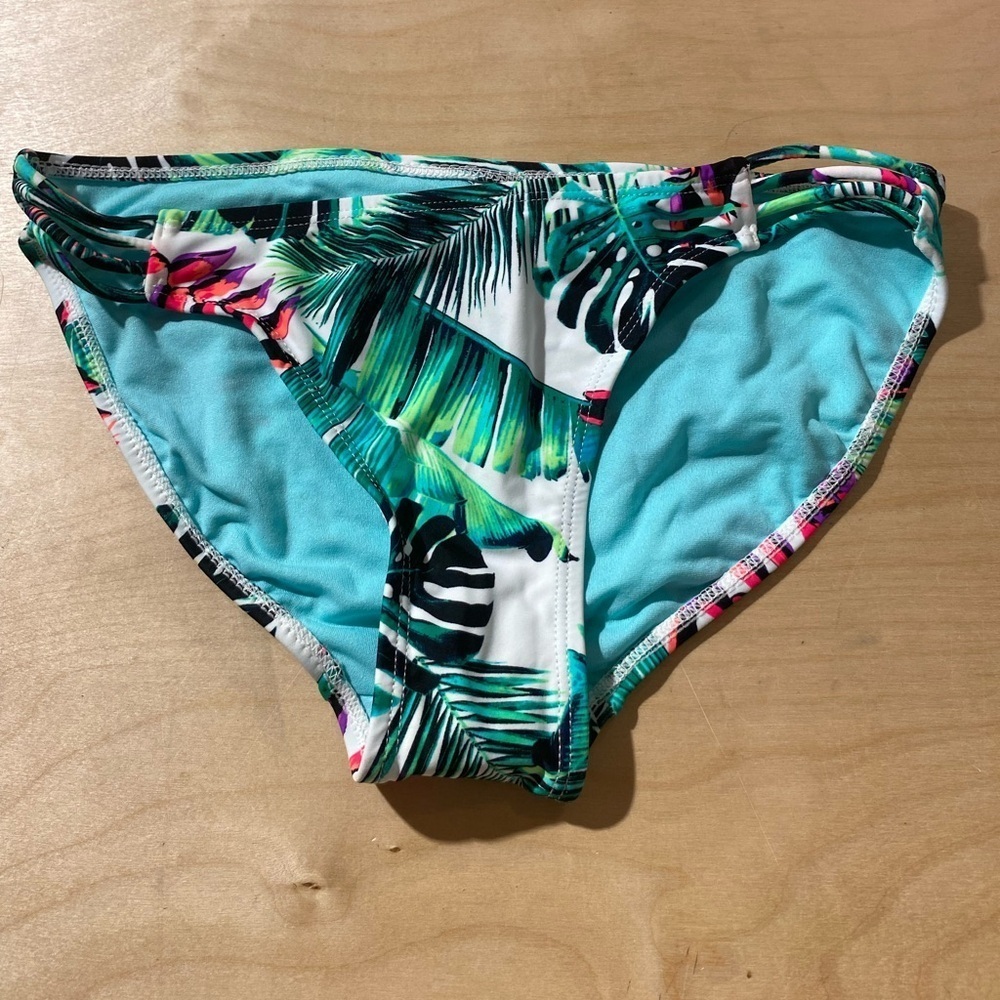 NOBO Tropical Print Bikini Bottoms Medium (7-9) (HF)